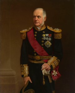 海军上将理查德-维西-汉密尔顿爵士（1829-1912 年）肖像 作者 英国学校