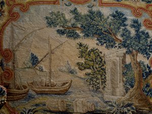 乔治二世风格的软垫扶手椅，约1760年，英国 作者 英国学校