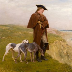 &39;45流亡者（布面油画） 作者 英国人里维耶尔
