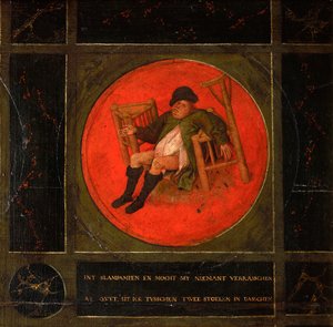 12句箴言，1558年。 作者 布吕格尔
