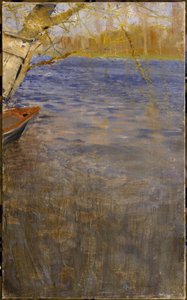 在海边，一个春日 作者 布鲁诺·安德里亚斯·利耶佛斯（Bruno Andreas Liljefors）