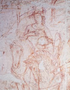 死亡的胜利》，作者Buonamico di Cristofano，又称Buffalmacco（活跃于14世纪初），Sinopia。