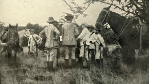 劳顿将军向古巴军官学习... 1898年1月，1899年6月30日，美西战争。 作者 伯尔·麦金托什