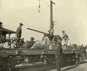 1898年6月，美利坚合众国战争，博罗中士和炸药枪，1899年。