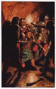Illustration for The Cloister and The Hearth by Charles Reade (colour litho) 作者 肖姆（之后）