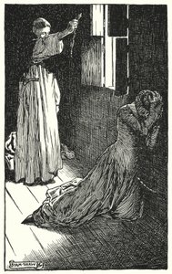 Illustration for The Cloister and The Hearth by Charles Reade (litho)