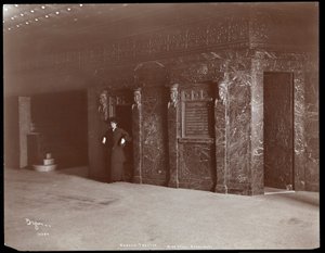 Ethel Barrymore于1903年在纽约哈德逊剧院大厅（银色明胶印刷） 作者 拜伦公司