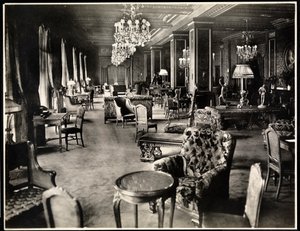 Hotel Knickerbocker酒廊，1906年（银色明胶印刷）
