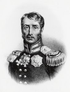 普鲁士国王腓特烈-威廉三世（1770-1840）1797年的肖像，雕刻 作者 JB 和 Brown J. 和 Rowbotham
