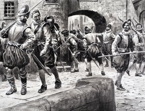 法国的故事--士兵在巴黎集结 作者 CL 道蒂