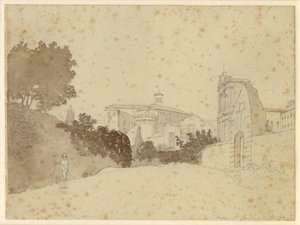 圣约翰至保罗教堂 作者 Christoffer Wilhelm Eckersberg