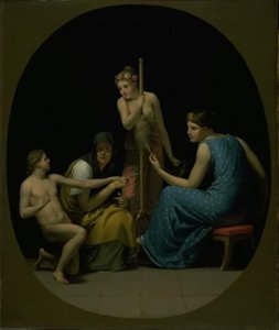 帕尔卡家族克洛托（Clotho）、拉克西斯（Lachesis）和阿特罗波斯（Atropos）编织生命之线 作者 克里斯托弗·威廉·埃克斯伯格