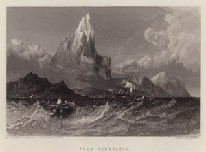 Peak Teneriffe (colour litho)