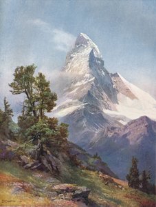 从Riffelberg看马特洪峰》，1917年 作者 C Angerer 和 Goschl