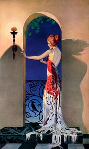 1920年代西班牙的时尚女性，约1925年（丝网版画 作者 C.科尔斯·菲利普斯