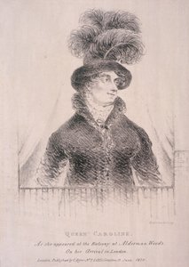 卡罗琳，乔治四世的妃子，1820年 作者 C代尔