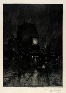 雨夜，麦迪逊广场