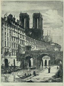 Le Petit Pont，1915年 作者 CH梅里昂