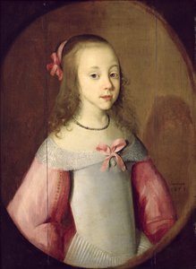 一个年轻女孩的肖像，1651年
