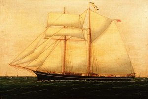 伦敦的凯特，T.哈珀上尉，在蜥蜴岛附近 作者 C.Strout