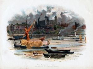英国伦敦塔，1895年 作者 威尔金森