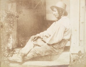园丁的肖像，可能是大卫-罗德里克，1840年代末。