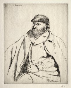 保罗·塞尚（Paul Cezanne），1874年。 作者 卡米尔·雅各布·毕沙罗