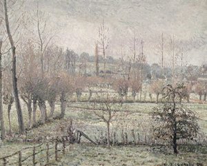 1894年Eragny的雪效应 作者 卡米尔·雅各布·毕沙罗