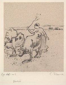 牛郎镇1899年。 作者 卡米尔·雅各布·毕沙罗