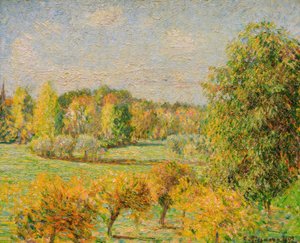 Effet d’automne, le noyer, Eragny 作者 卡米尔·毕沙罗