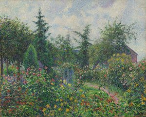 奥克塔夫-米尔波的花园和鸡舍，Les Damps，1892年。
