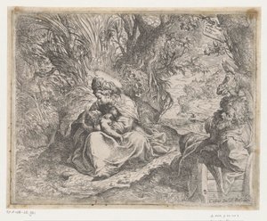 飞往埃及途中的休息 作者 卡米洛·普罗卡西尼（Camillo Procaccini）
