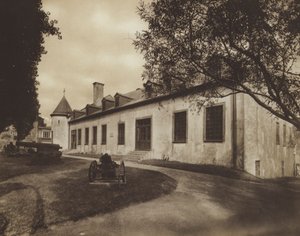 拉梅兹城堡，建于 1705 年（黑白照片）