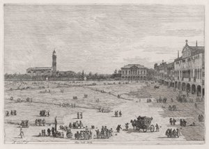 Pr? della Valle (Prato della Vale)，选自 Vedute（视图）系列