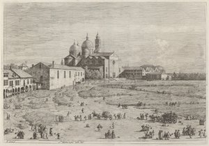 S.Giustina in pra della Vale, c. 17351746. 作者 卡纳莱托