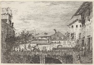 阳台，约1735-1746。 作者 卡纳莱托