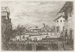 阳台[右下]，约1735-1746。 作者 卡纳莱托