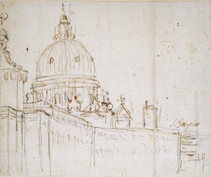威尼斯：Dogana di Mare和S. Maria della Salute，18世纪中期 作者 卡纳莱托