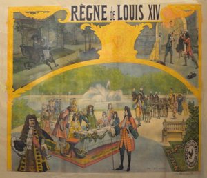 路易十四的统治》海报 1904 年