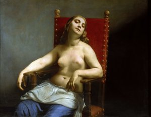 克娄巴特拉之死》，1660年。 作者 坎拉西