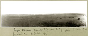 1917年10月20日，ANZAC分部在袭击Beersheba之前专注于Asluj 作者 上尉亚瑟·罗兹（Arthur Rhodes）