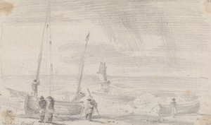 黑斯廷斯海滩，1815 年 11 月 5 日 作者 船长托马斯黑斯廷斯