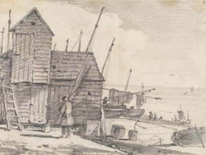 黑斯廷斯海滩，1820 年 10 月 7 日 作者 船长托马斯黑斯廷斯