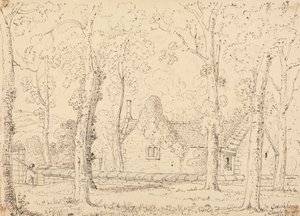 克鲁肯教堂庭院，1833 年 6 月 作者 船长托马斯黑斯廷斯