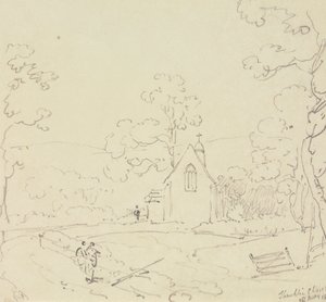 怀特岛尚克林教堂，1829 年 5 月 28 日 作者 船长托马斯黑斯廷斯
