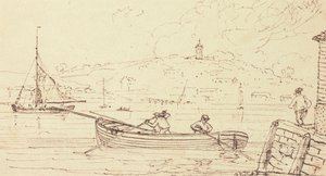 船夫素描，西考斯，1826 年 2 月 16 日 作者 船长托马斯黑斯廷斯