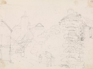 村庄石屋素描 作者 船长托马斯黑斯廷斯
