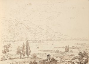 1841 年 9 月，基拉尼肯马雷斯勋爵俯瞰下湖