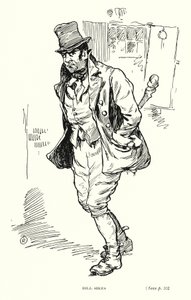 Dickens character: Bill Sikes (litho)