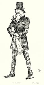 狄更斯角色：Bob Cratchit（石版画）